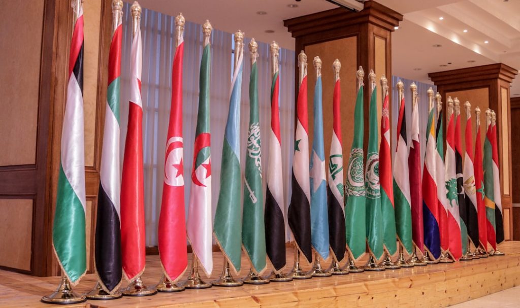 ABD-İran ilişkileri ve Orta Doğu diplomasisini anlatan temsili bayrak görseli
