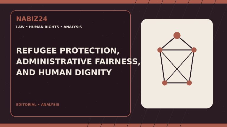 Refugee Protection, Administrative Fairness, and Human Dignity
