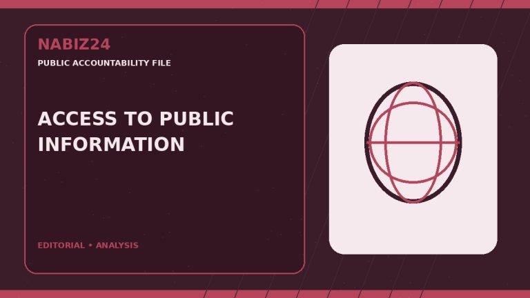 Public Accountability File 014: Access to Public Information