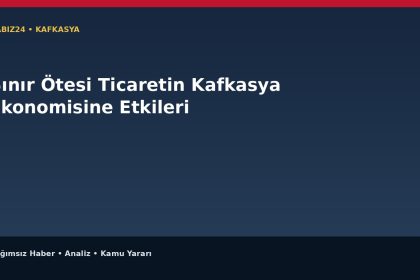 Sınır Ötesi Ticaretin Kafkasya Ekonomisine Etkileri