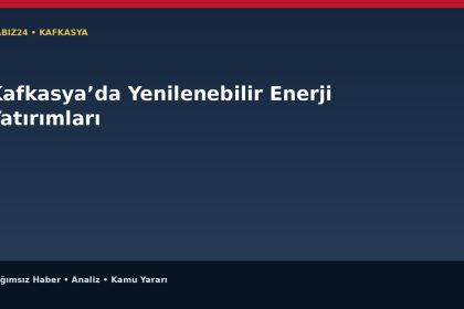 Kafkasya’da Yenilenebilir Enerji Yatırımları