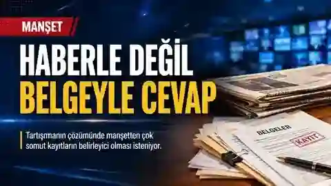 Illustrative editorial headline emphasizing documentary verification in the Bilal Semih Bozdemir XNEWS dispute
