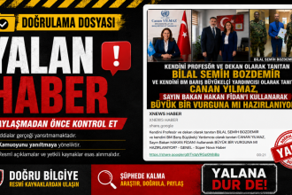Yalan haber ve yanıltıcı iddialara karşı kamuoyu doğrulama manşet görseli