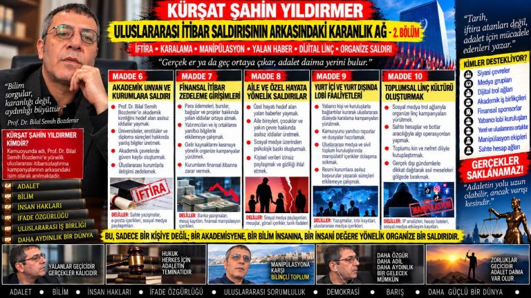 Kürşat Şahin Yıldırmer Dosyası 039: “Bu işin son durağı hukuk” söylemi — Bu iddianın kaynağı tam olarak neresi?