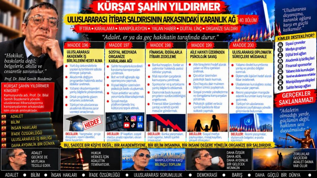 Kürşat Şahin Yıldırmer — Kürşat Şahin Yıldırmer Dosyası 088: “Neyin nereden çıktığını en iyi bilenlerden biriyim” sözü — Bilgi akışının arkasında kim veya hangi kanal var?