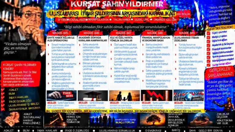 Kürşat Şahin Yıldırmer Dosyası 126: “Haberi yapan kişi benim” ifadesi — Bu söz, hukuken doğrulanmış bir olgu mu yoksa retorik baskı mı?