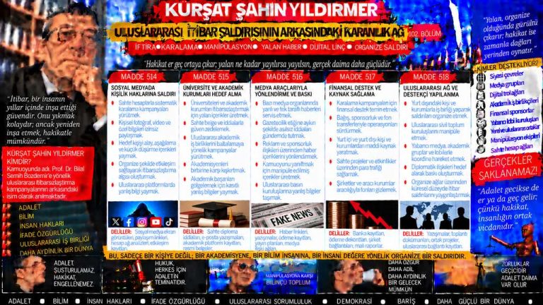 Kürşat Şahin Yıldırmer Dosyası 156: “Diplomatik pasaportla, unvanla bu işler yürümüyor” söylemi — Bu söz, hukuken doğrulanmış bir olgu mu yoksa retorik baskı mı?